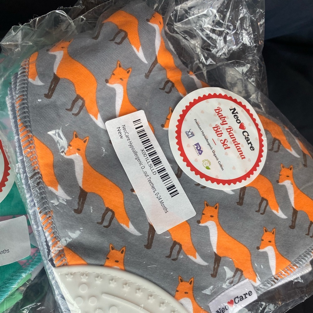 Organic Neo Care Teething Bibs